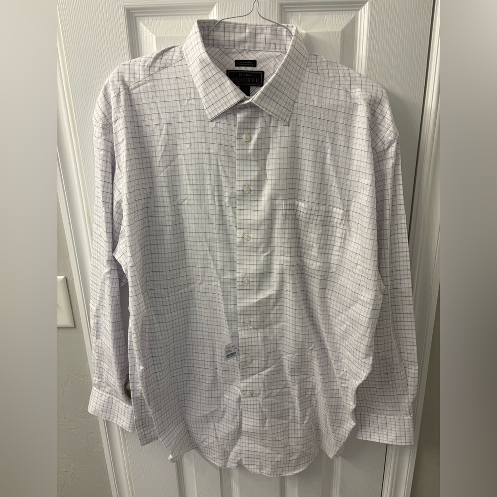Jos. A. Bank Checkered Dress Shirt